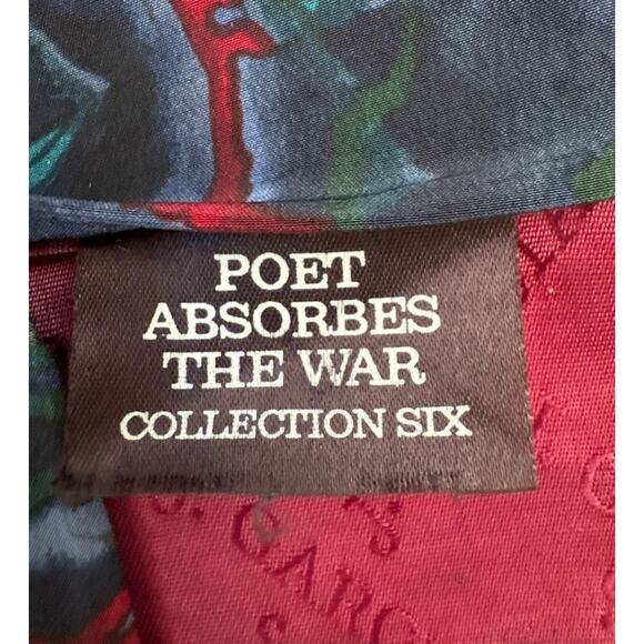 Jerry Garcia Red Blue Green Neck Tie - Picture 5 of 5